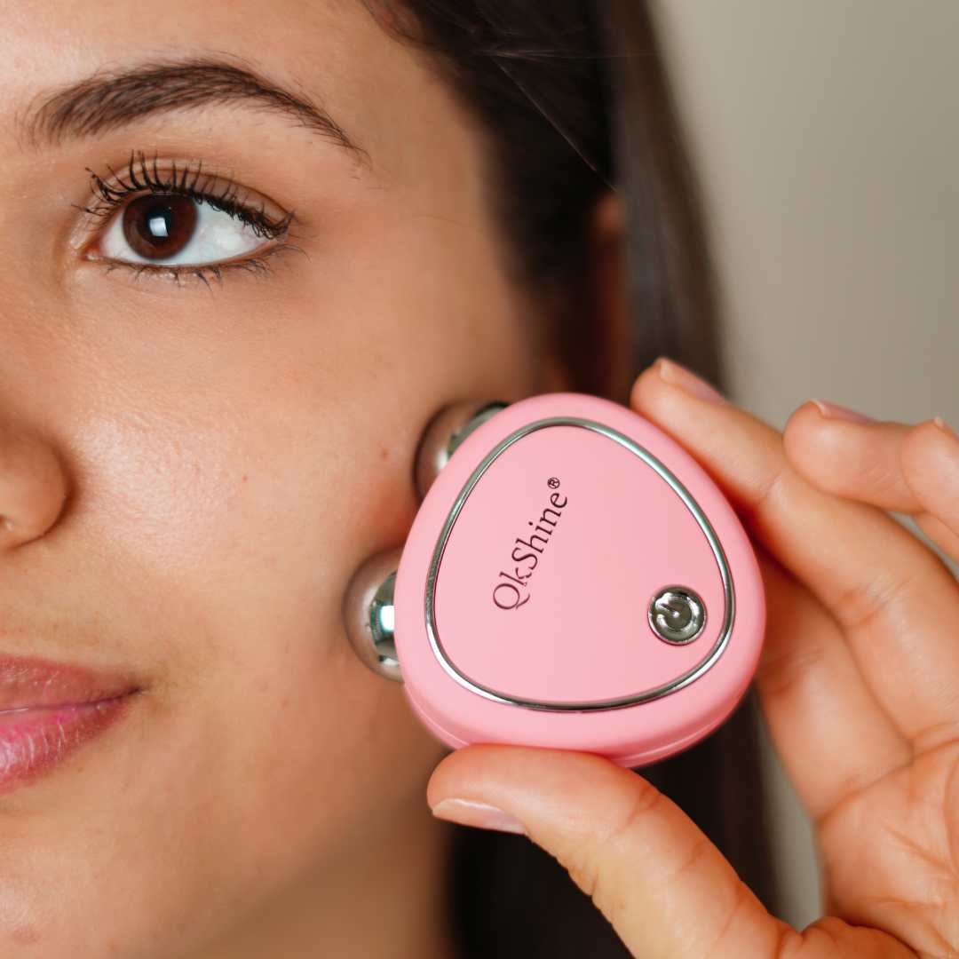 Dispositivo de Lifting Facial con Microcorriente QkShine®️